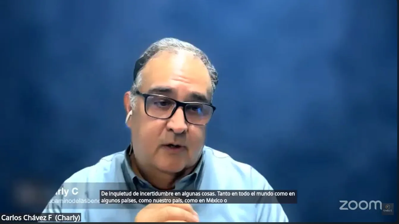 Encuentro virtual de Charly Chávez con la comunidad