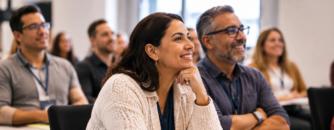 Personas participando en un espacio de reflexión